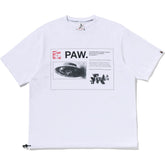 BAPE BY KAZUKI KURAISHI MULTI LOGO RELAXED FIT TEE MENS