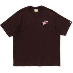 BAPE MENS A BATHING APE LOGO RELAXED FIT TEE